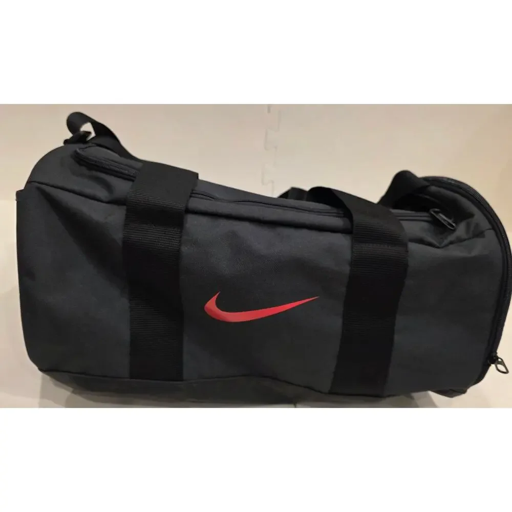 NWT Nike black duffel bag with the BHM1 logo